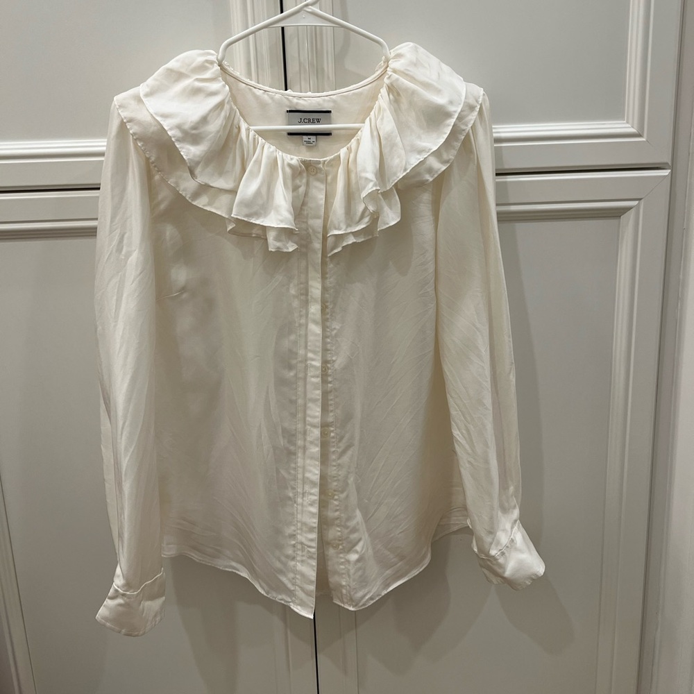 Jcrew silk blouse